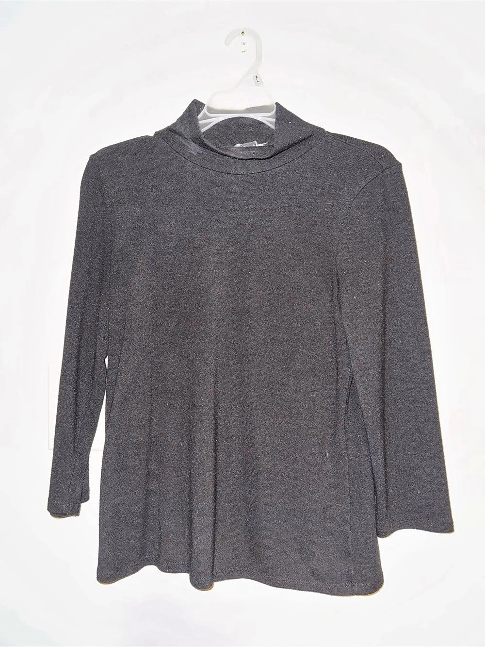 Forever 21 Long Sleeve Turtleneck in Black Size Large